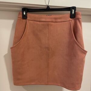 Dusty Pink “Suede” Skirt Size 6 (AU size 10)